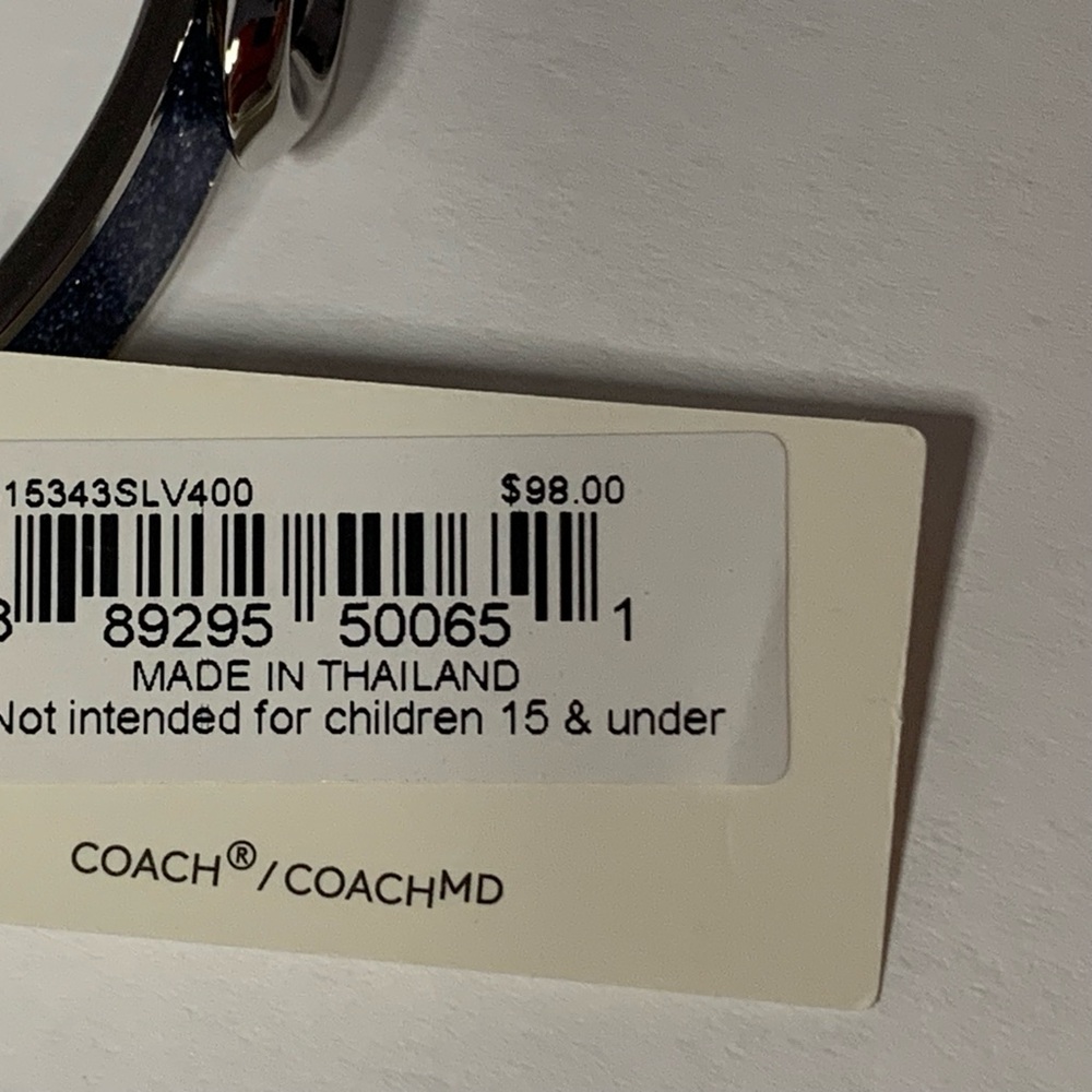 Brand New with Tags COACH Signature ‘C’ Logo Hinged Bangle Bracelet - Picture 6 of 10